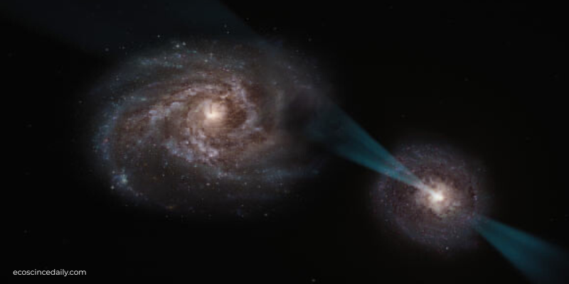 Cosmic Joust Between Two Galaxies